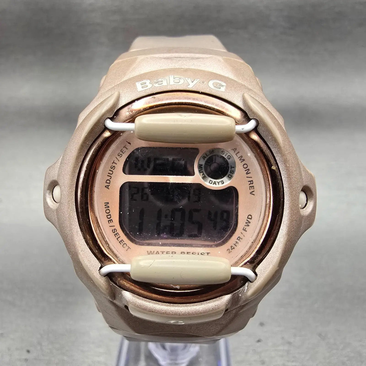 Casio Baby-G BG-169G Watch Women 43mm Pink Dial Pink Chrono Alarm New Battery1