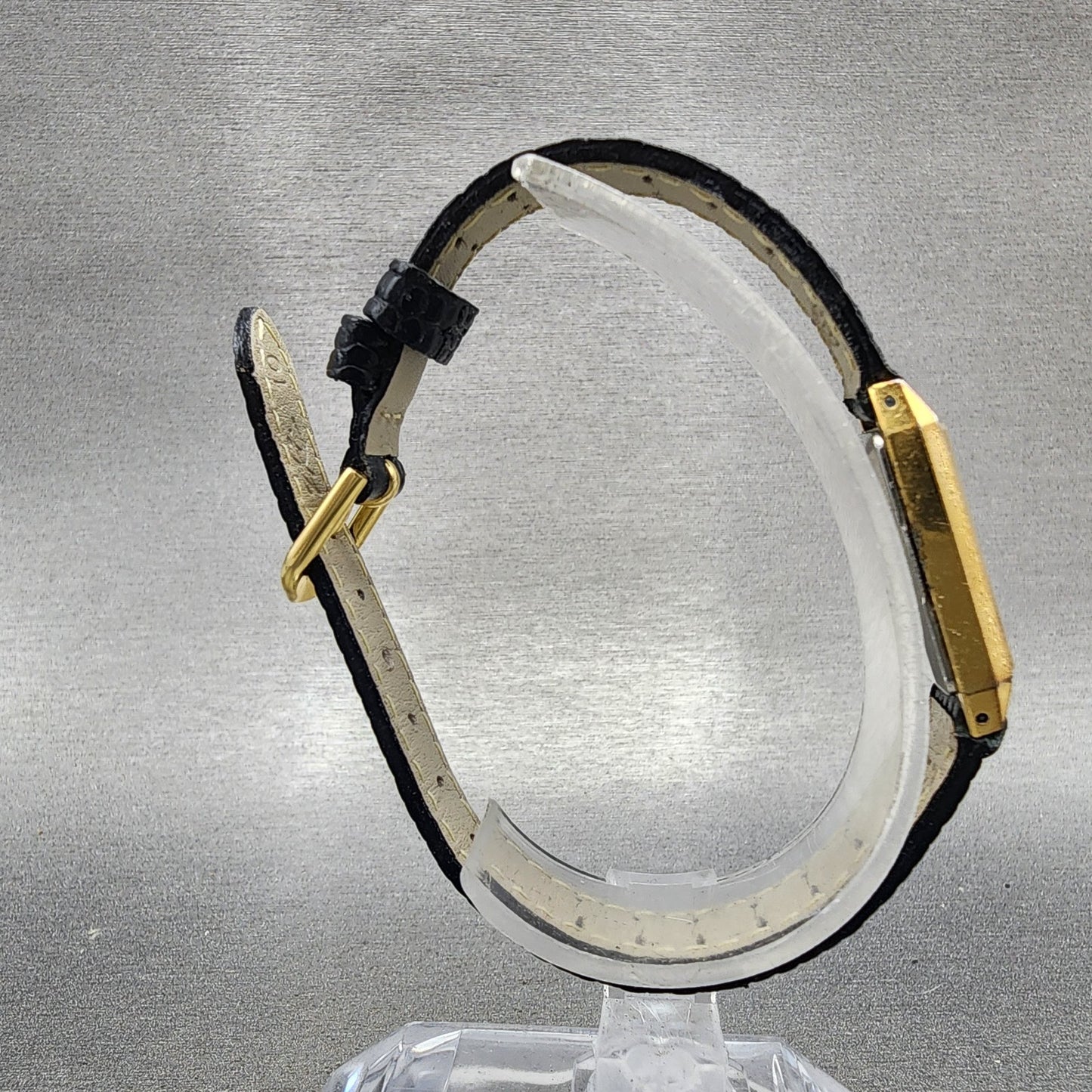 Seiko Tank Watch Women 13mm Cream Dial Gold Tone Rectangle 13205939 New Battery8