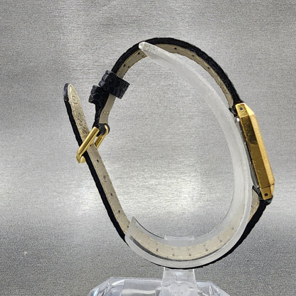 Seiko Tank Watch Women 13mm Cream Dial Gold Tone Rectangle 13205939 New Battery8