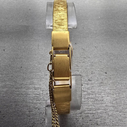 Citizen CQ Watch Women 16mm Champagne Dial Gold Tone Oval 5920-S50150 New Batt7