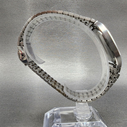 Seiko Tank Watch Men 30mm Silver Dial Silver Tone 2621-5180 New Battery