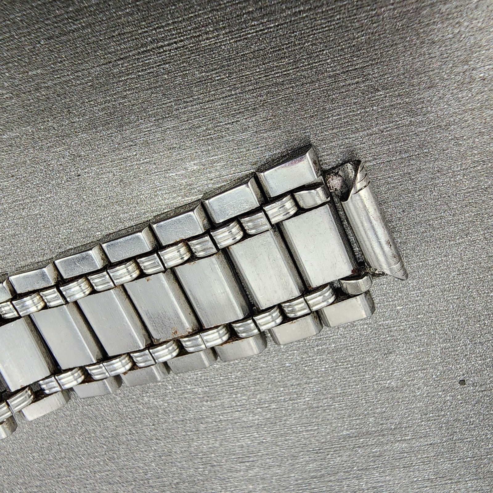 Citizen Bracelet Stainless Steel 12mm Tri Folding Clasp Vintage10