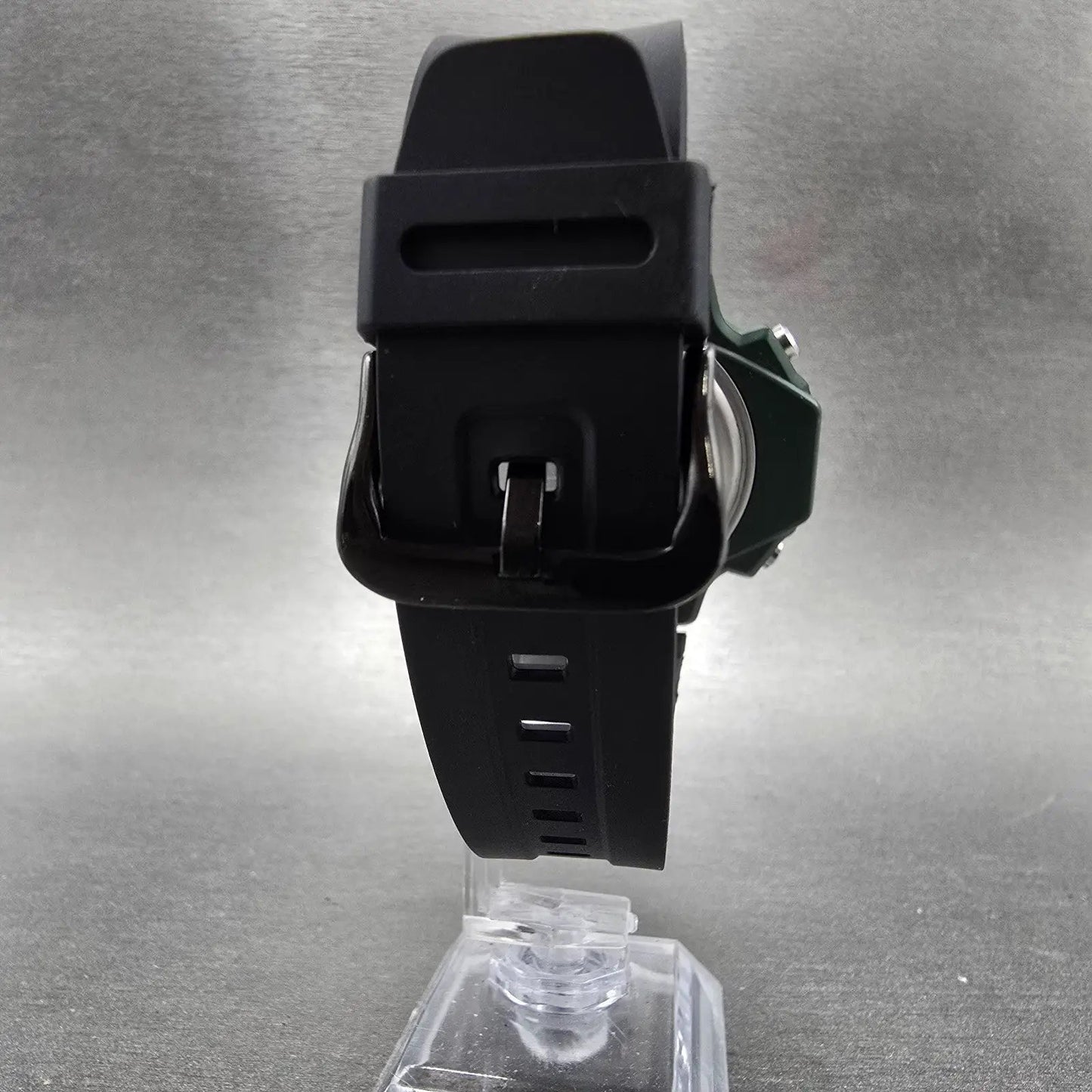 Casio ALT-6000 Twin Senor Watch Men 49mm Green Black Digital New Batt7