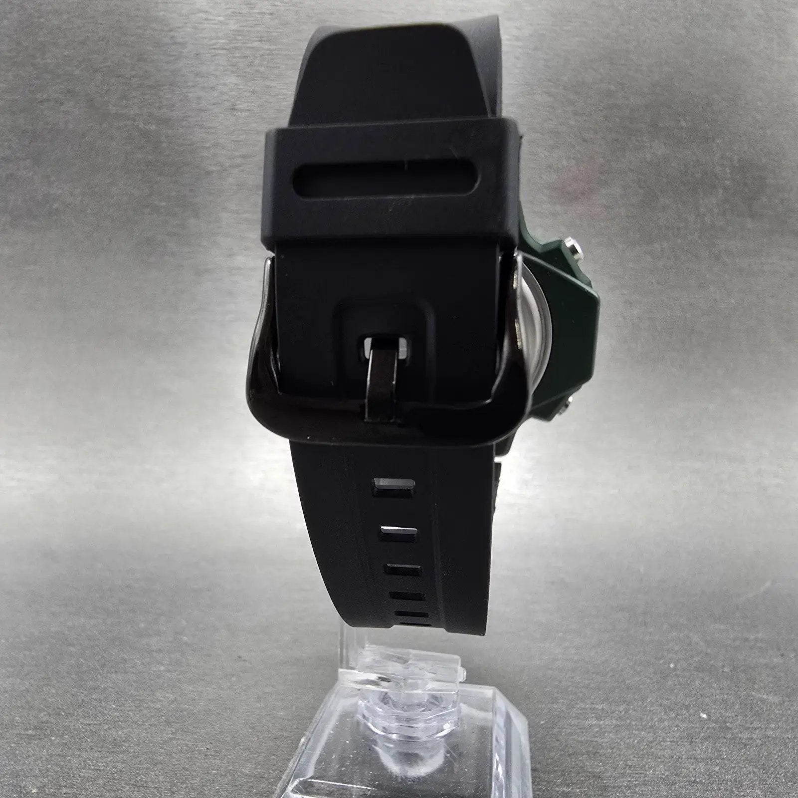 Casio ALT-6000 Twin Senor Watch Men 49mm Green Black Digital New Batt7