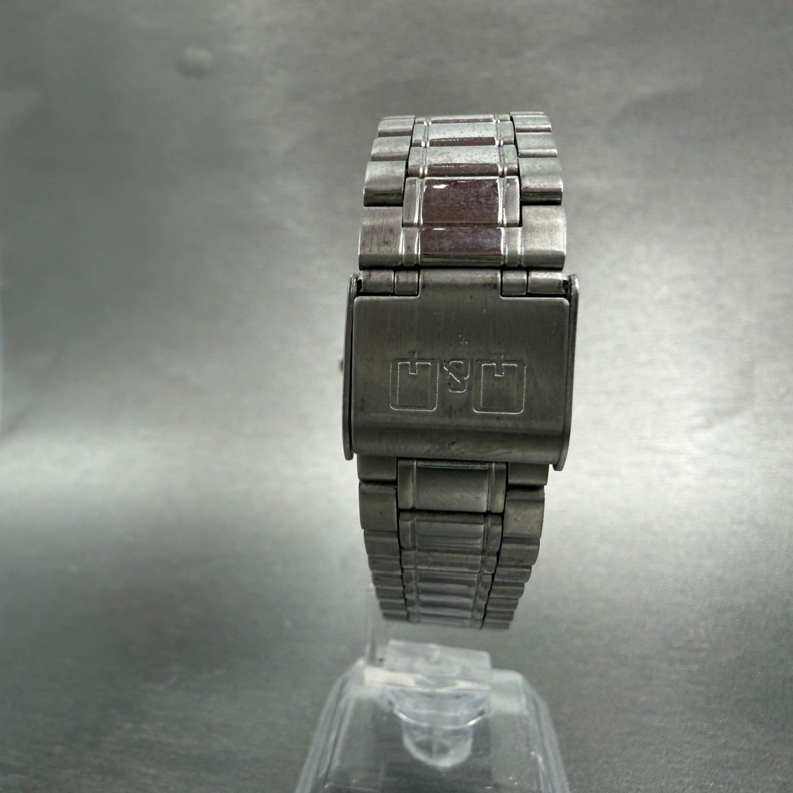 Citizen Q&Q Watch Men 34mm White Dial Silver Tone Daydate  Round New Battery7