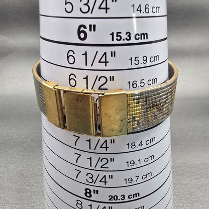 Bulova Watch Women 23mm Gold Dial Gold Tone Rectangle 92N75 New Battery Vintage9