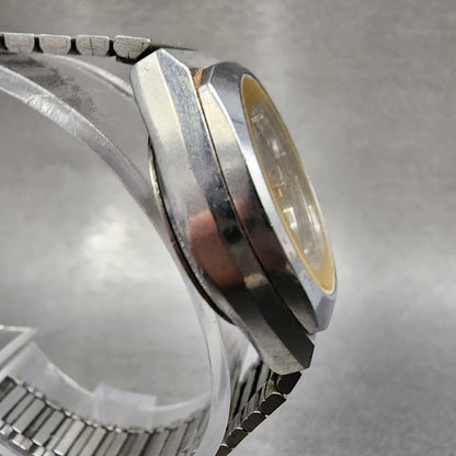 Citizen CQ Watch Women 26mm Silver Dial Silver Tone Daydate Round New Battery3