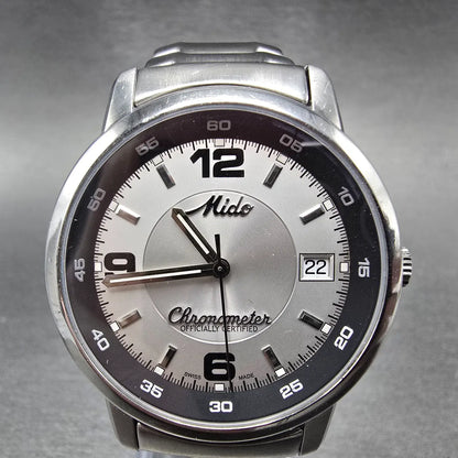 Mido Ocean Star Captain Automatic Chronometer Watch Men Silver Dial 8720 PARTS0