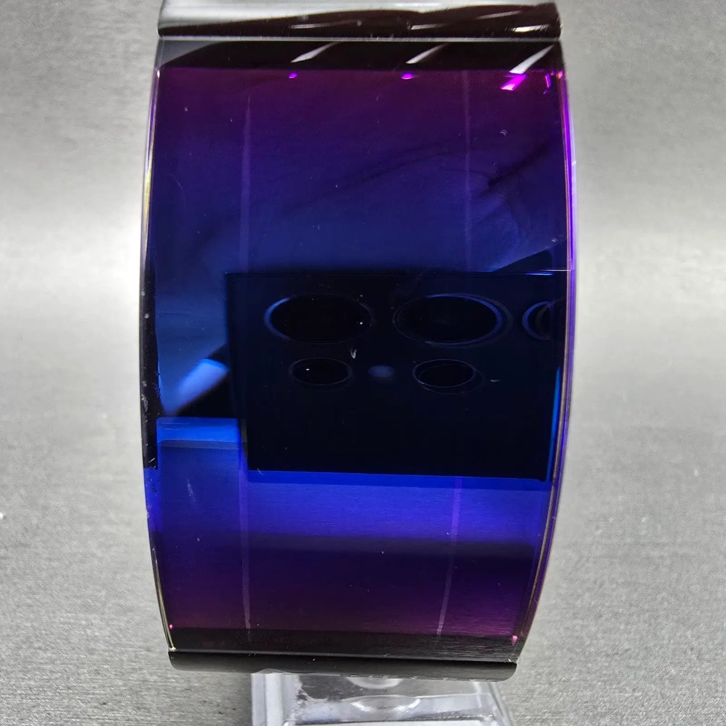 Diesel Watch Men 31mm Black Iridescent Digital Date Rectangle DZ-7110 New Batt2