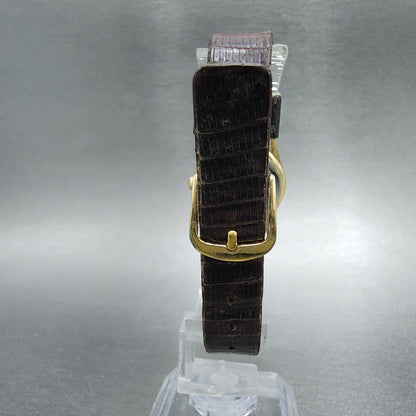 Seiko Moonphase Watch Women 25mm Champange Dial Gold Tone 2A240048 New Battery7