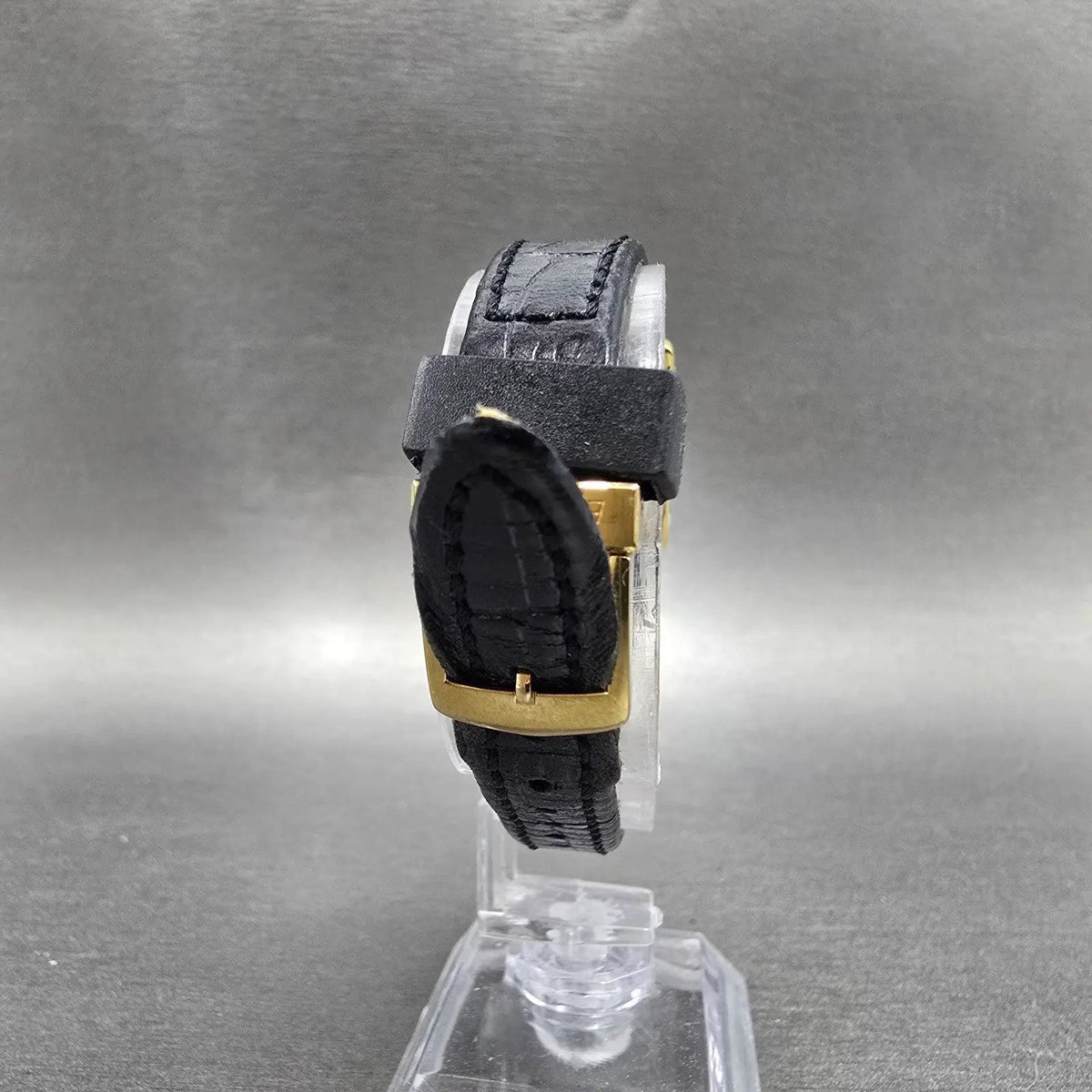 Citizen Eco-Drive Tank Watch Women 18mm White Dial Gold B023-S001561 Works JP7