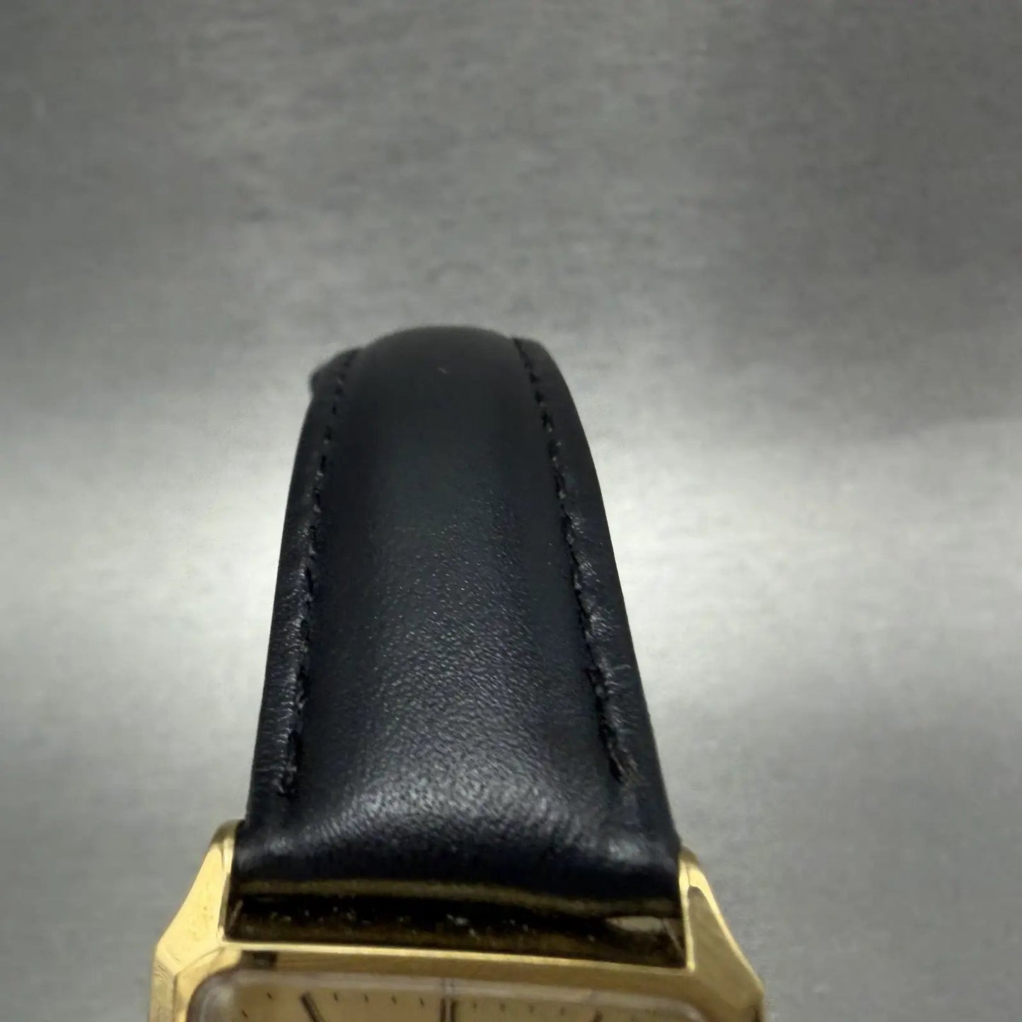 Seiko Tank Watch Men 25mm Champagne Dial Gold Tone 5P31-5330 New Battery4