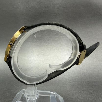 Seiko Dolce Watch Men 31mm Champagne Dial Gold Tone Round 9531-6020 New BatteryA6
