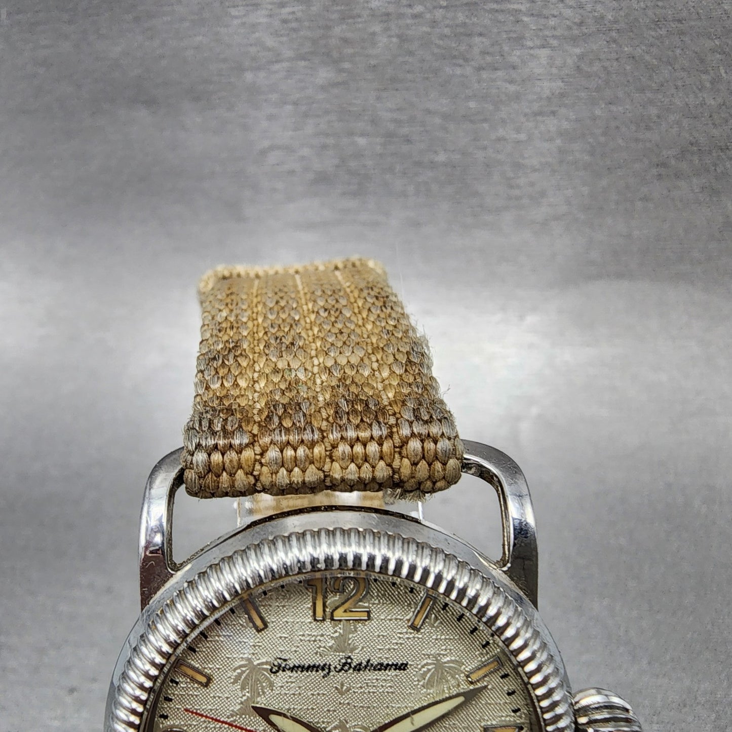 Tommy Bahama Watch Women 33mm Silver Dial Silver Tone Date TB2017 A126 PARTS5