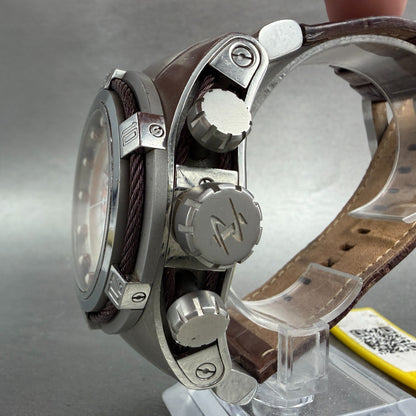 Invicta Bolt Zeus Chrono Watch Men 52mm White Dial Steel Date 14611 New Battery2