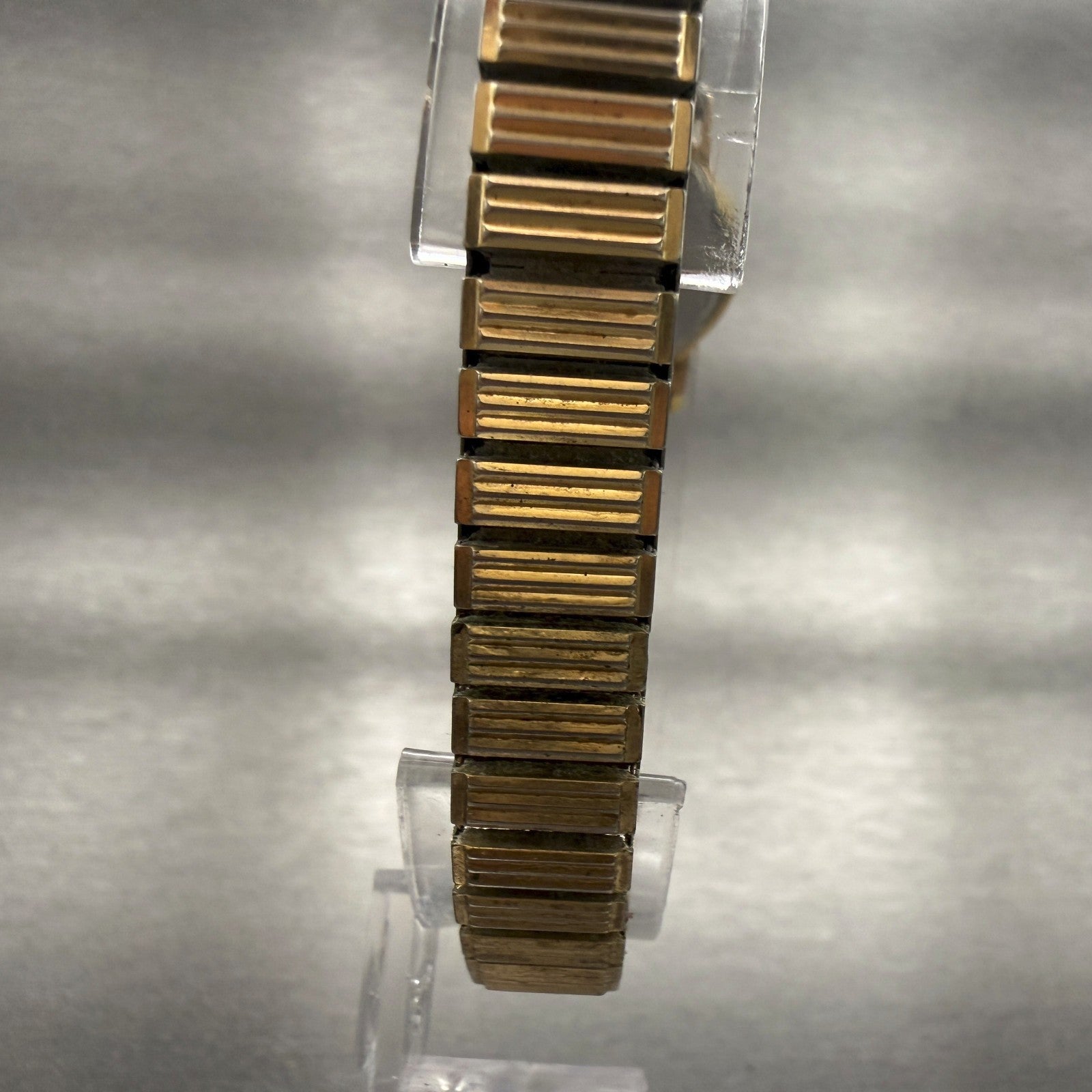 Seiko Watch Women 20mm Gold Dial Gold Tone Round 2C20-0359 Vintage New Battery7