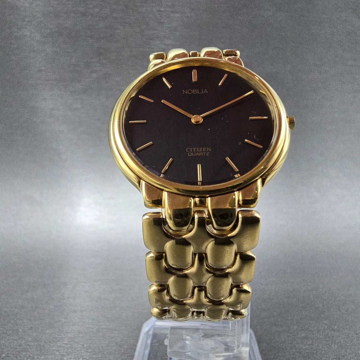 Citizen Noblia Watch Women 31mm Black Dial Gold Tone 2828-269012 PARTS6