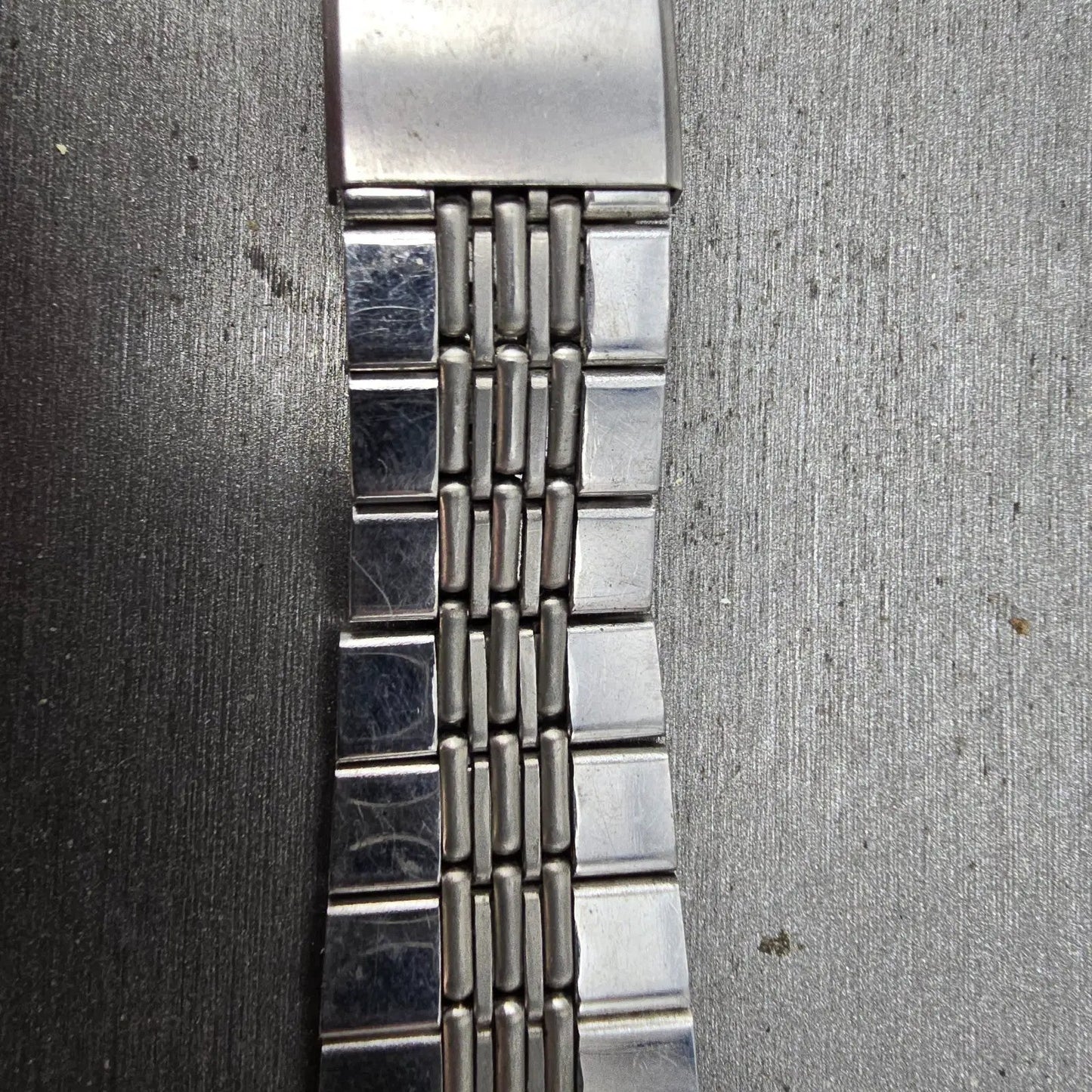 Seiko Beads Of Rice Bracelet 20mm Stainless Steel Silver Tone Tri Folding Clasp4