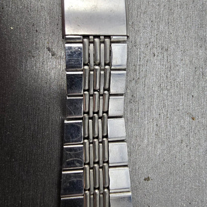 Seiko Beads Of Rice Bracelet 20mm Stainless Steel Silver Tone Tri Folding Clasp4
