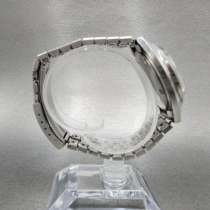 Seiko Lord Matic Watch Men 36mm Blue Dial Silver Tone Daydate 56067231 PARTS9