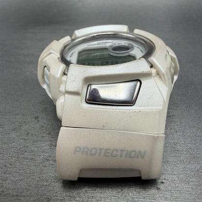 Casio G-Shock DWX-199 Watch Men 48mm Digital White Alarm Chrono Round New Batt2