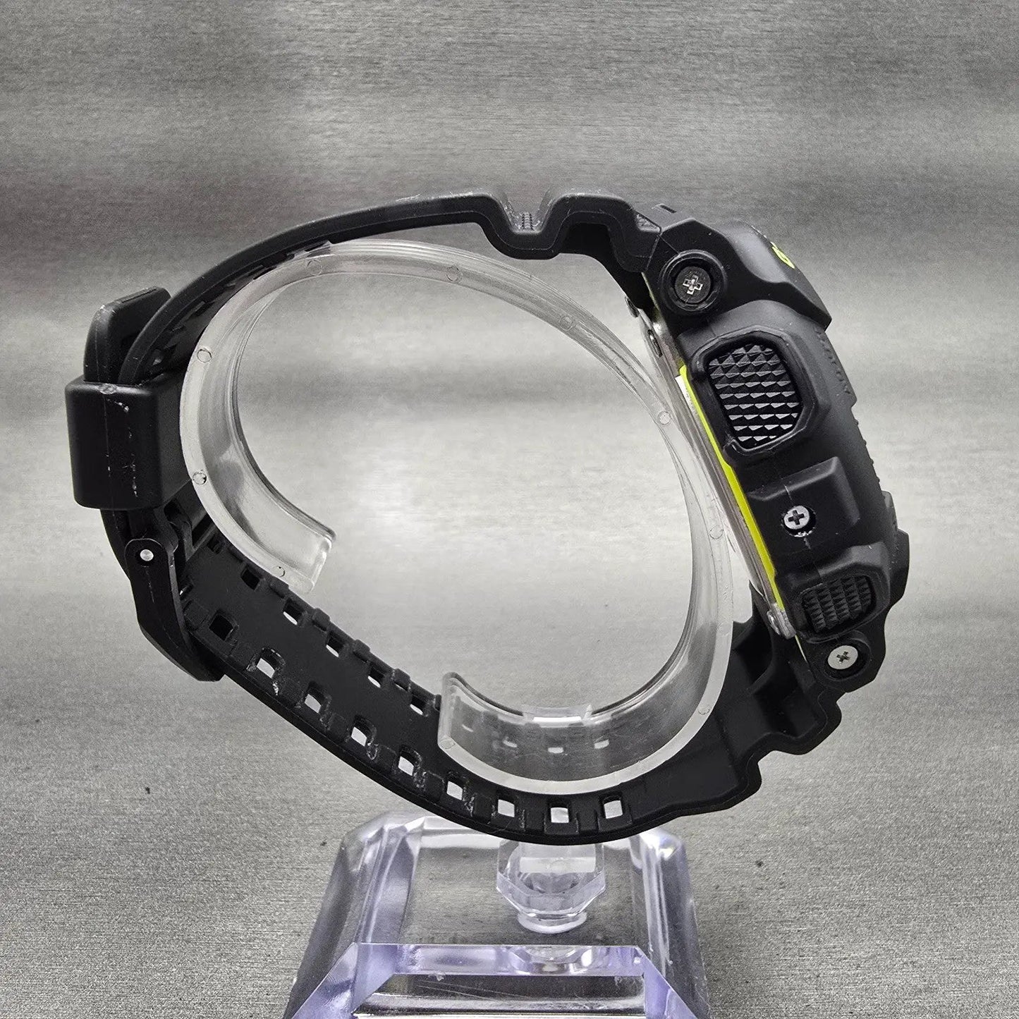 Casio G-Shock GA-140DC Watch Men 51mm Yellow Dial Black Chrono Alarm New Battery8