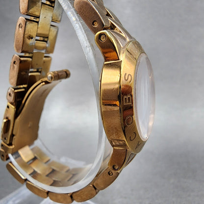 Marc By Marc Jacobs Mini Amy Watch Women 26mm White Dial Rose Gold Tone New Batt3