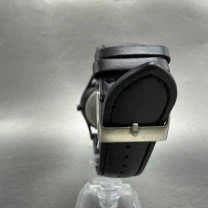 Skagen Holst Watch Men 40mm Black Dial Black Tone Daydate Round SKW6265 New Batt7