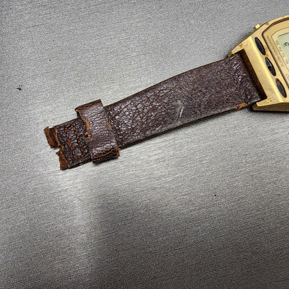 Seiko Digital Watch Men Gold Tone SAMPLE A2575009 NO MOVEMENT PARTS7