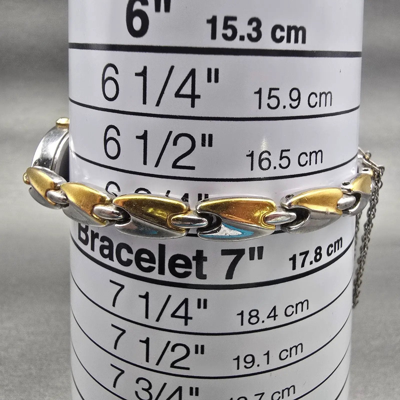 Seiko Watch Women 13mm Silver Dial Two Tone Oval 1E20-5270 New Battery Vintage9