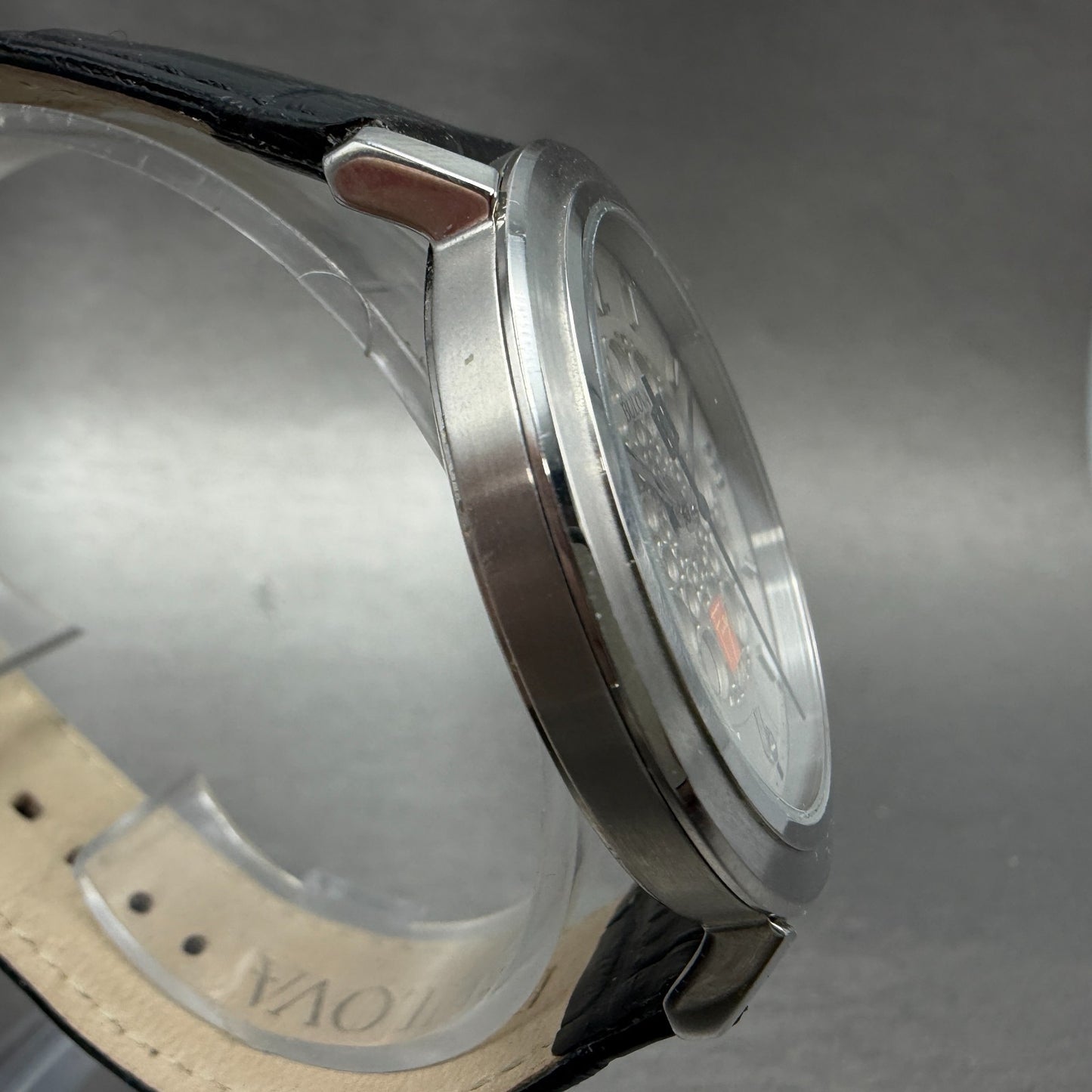 Bulova Frank Lloyd Watch Men 40mm Silver Dial Silver Tone Round 96A164 New Batt3