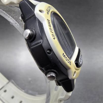 Casio LW-22H Illuminator Watch Women 35mm Black White Alarm Chronograph New Batt3