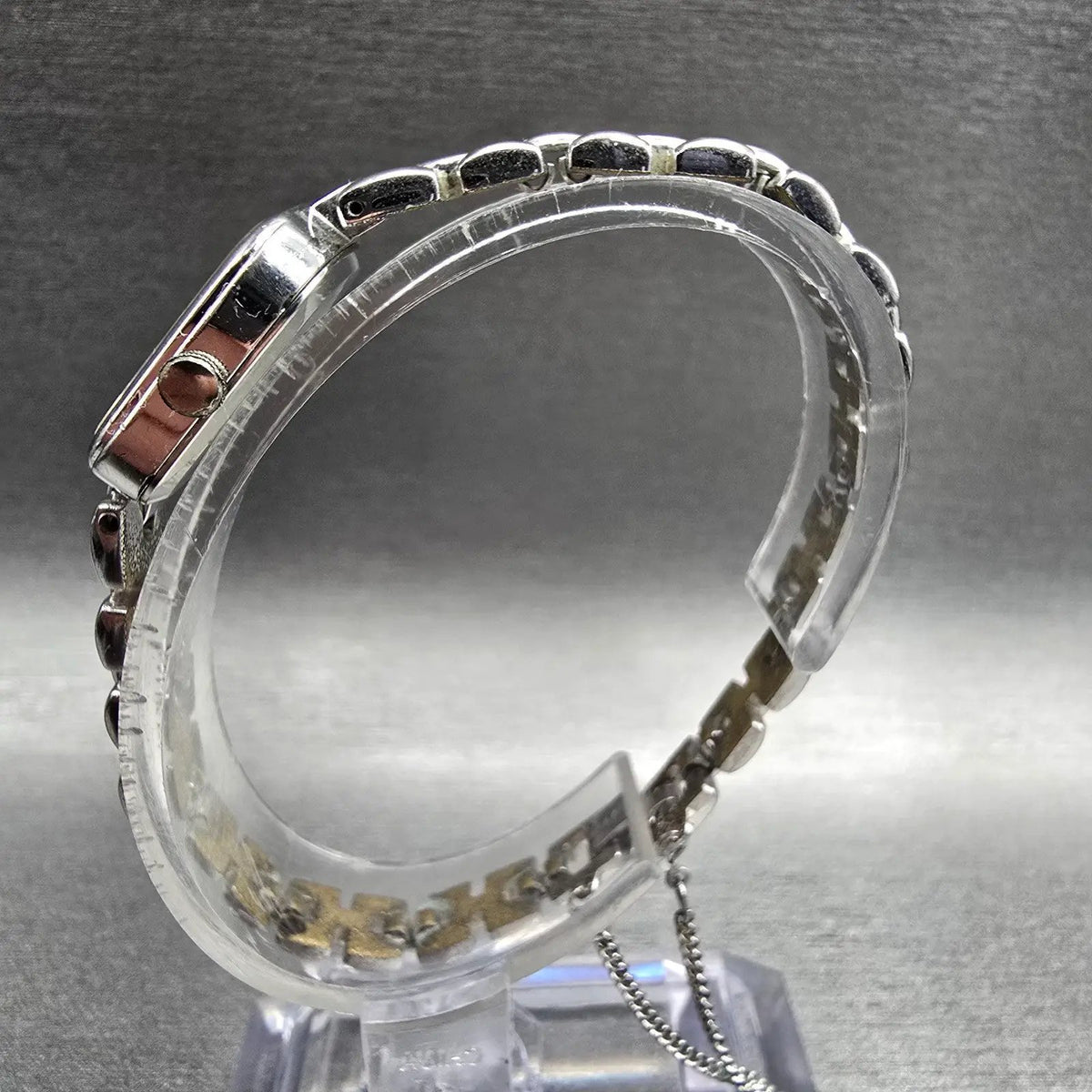 Seiko Watch Women 18mm Silver Dial Silver Tone Rectangle 1400-5190 New Battery6