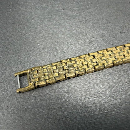 Seiko Watch Women 19mm Black Dial Gold Tone Round Vintage 1N00-0B29 New Battery11