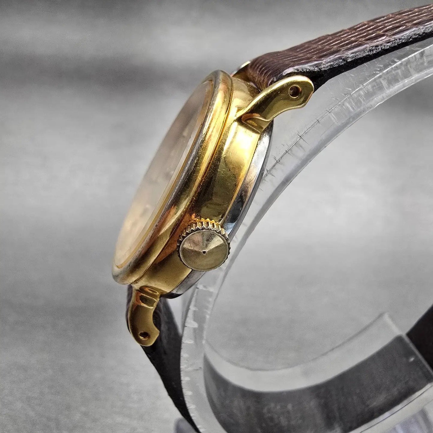 Seiko Socie Watch Women 23mm Champagne Dial Gold Tone Oval 11-8420 Manual Wind2