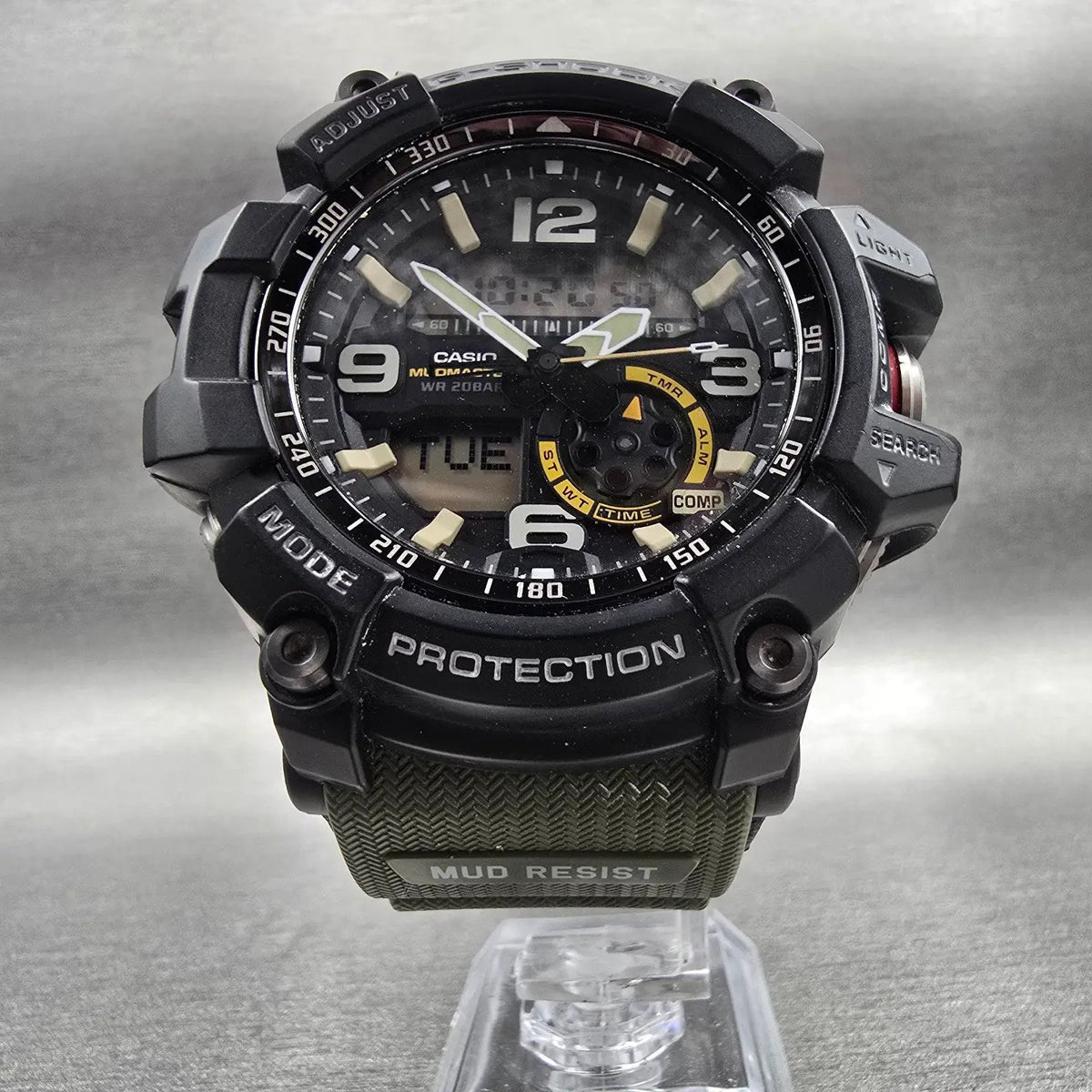 Casio G-Shock Mudmaster GG-1000 Watch Men 55mm Black Dial Chrono Alarm New Batt5