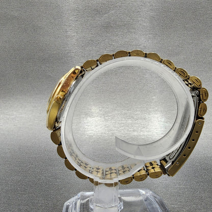 Citizen Watch Women 23mm Champagne Dial Gold Tone Daydate 6000S38231 New Batt6