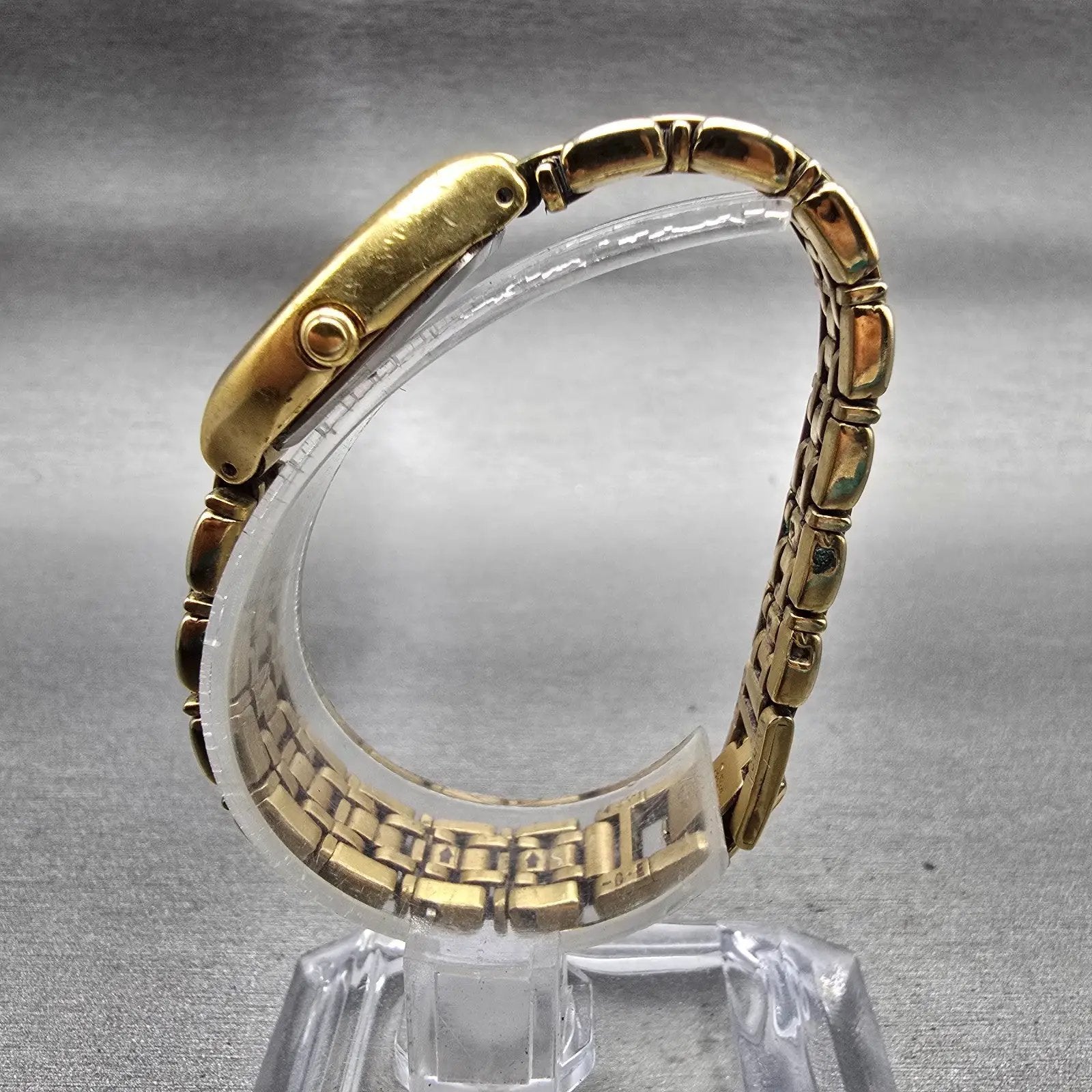 Seiko Watch Women 18mm White Dial Gold Tone Oval 1N01-5C19 New Battery Vintage6