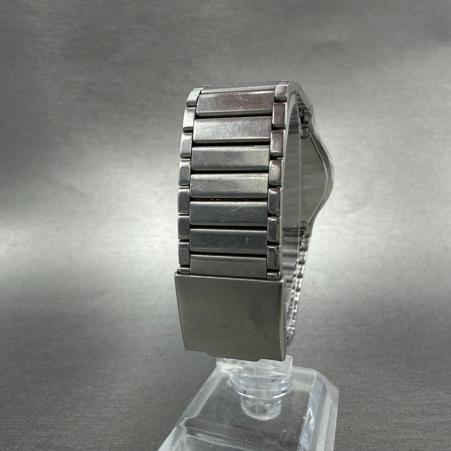 Orient  Cygnus Swimmer Watch Unisex 33mm Champagne Dial Silver Tone New Battery7