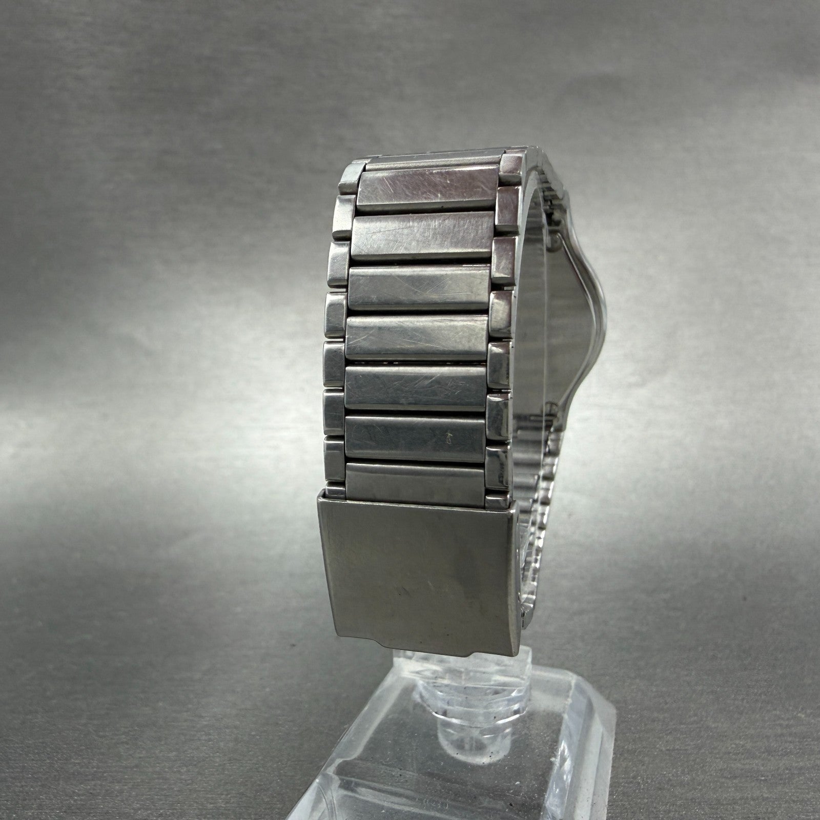 Orient  Cygnus Swimmer Watch Unisex 33mm Champagne Dial Silver Tone New Battery7