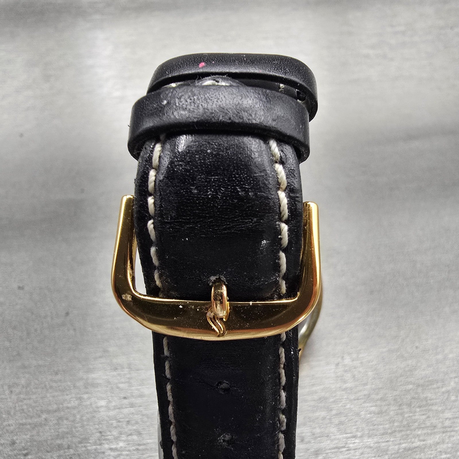 Seiko Pulsar Watch Men 37mm Gold Dial Gold Tone Daydate Round V733-X061 New Batt7