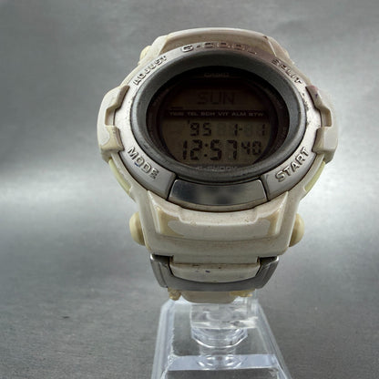 Casio G-Shock GT-008 Watch Men 47mm Digital White Alarm Chrono New Battery5