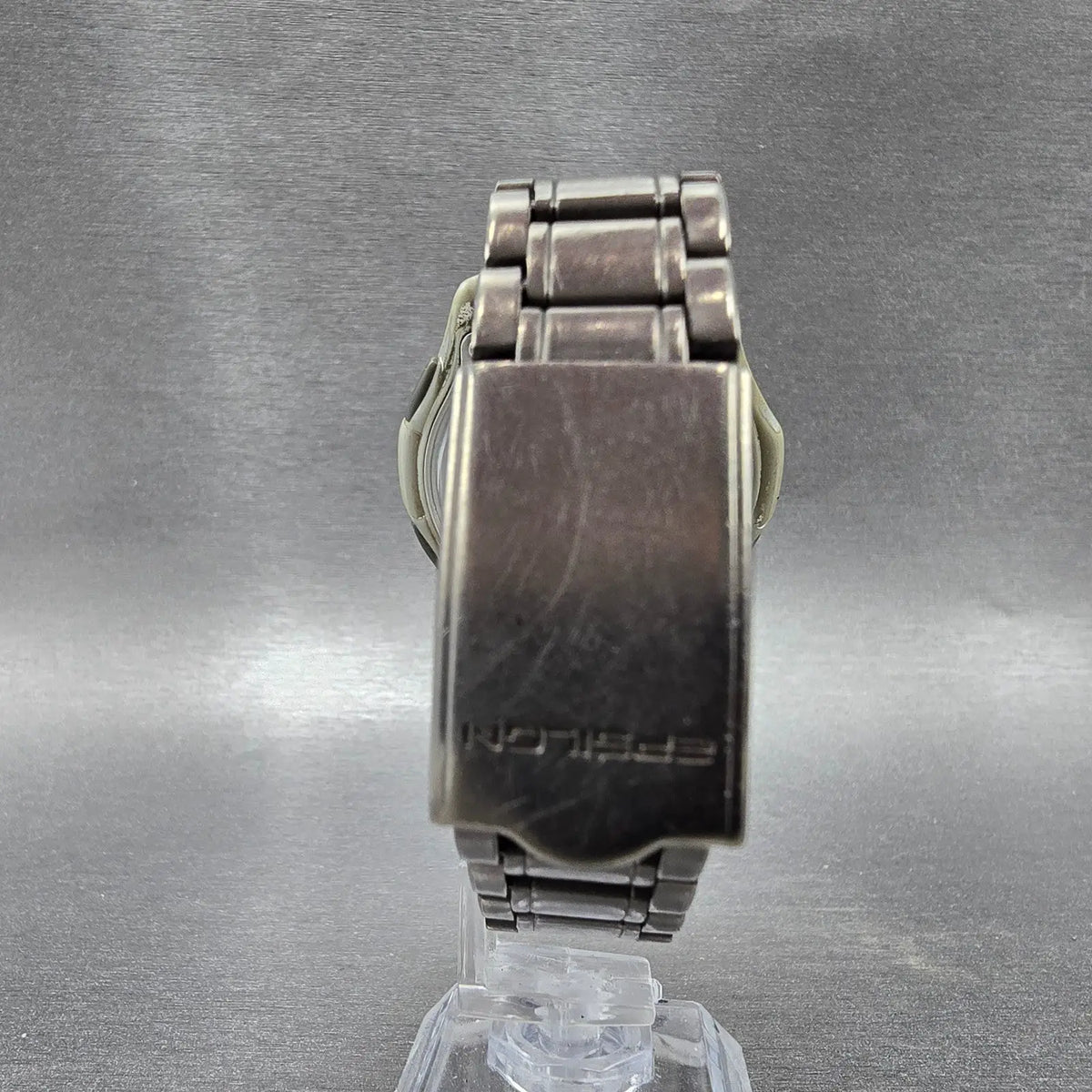 Casio Wave Ceptor Watch Men 42mm Black Dial Steel Solar Analog Digital Works JP97