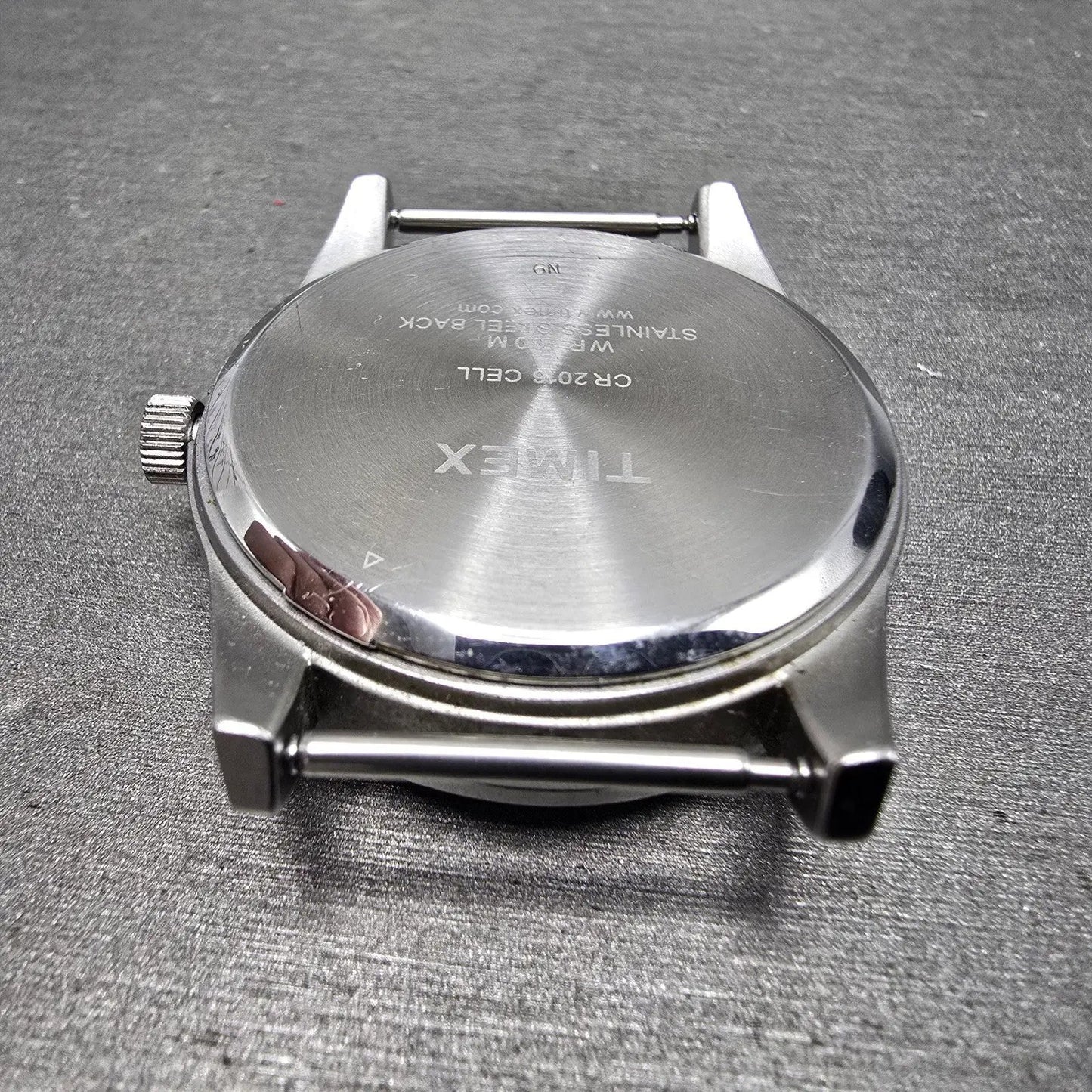 Timex Prepetual Calendar Watch Men 37mm Gray Dial Silver Tone Daydate PARTS8