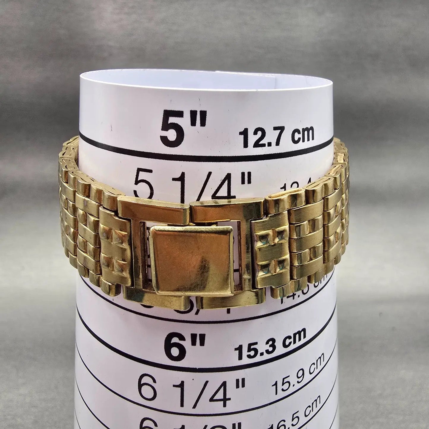 Seiko Watch Women 16mm Gold Dial Gold Tone Rectangle 1N01-5A69 New Battery VTG9