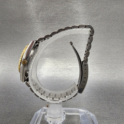 Seiko SQ Watch Women 24mm Silver Dial Two Tone Daydate 3e230a69 New Battery6