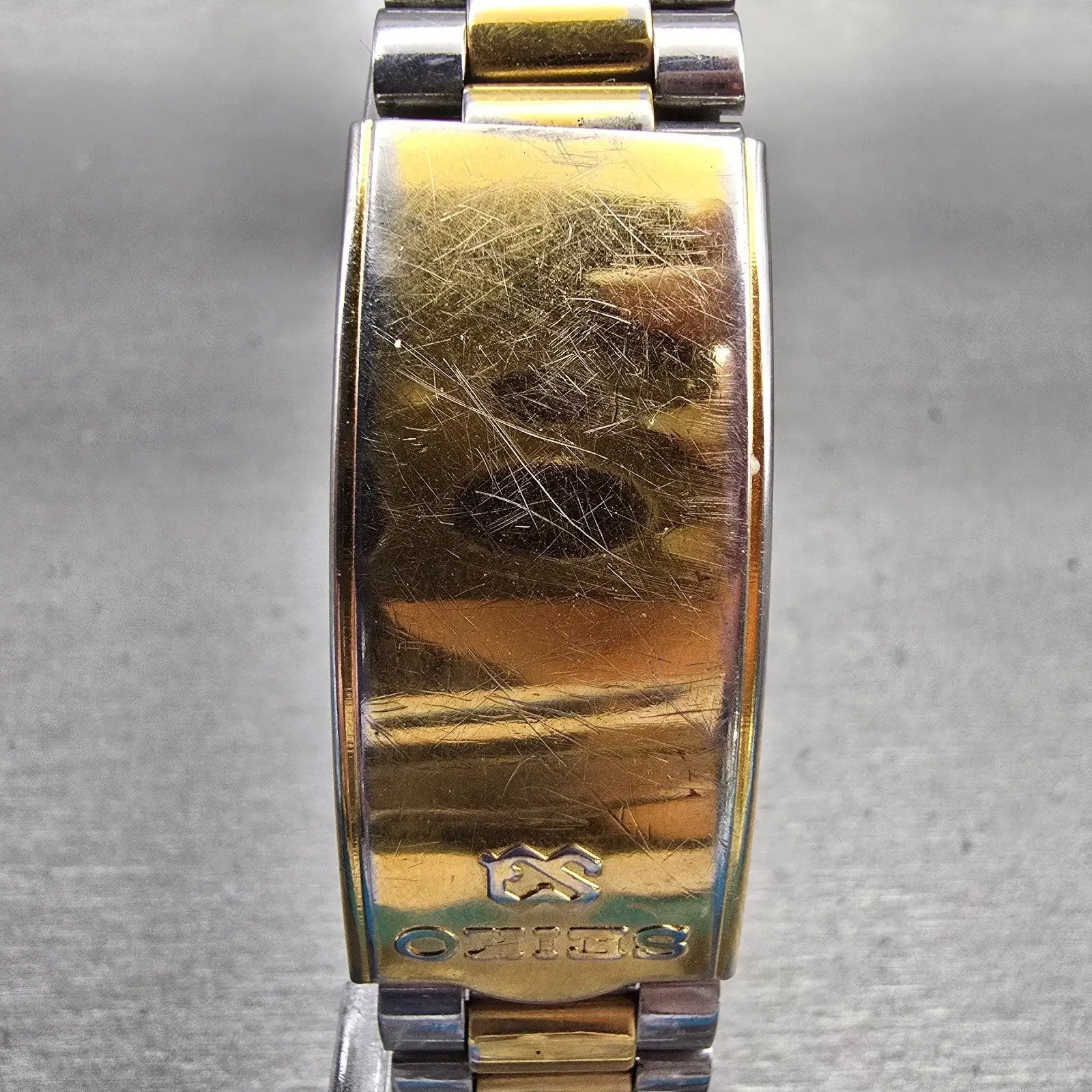 Seiko President Watch Men 36mm Gold Dial Two Tone Daydate 6923-8080 New Battery7