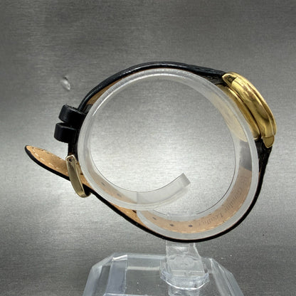 Gucci 3600L Watch Women 25mm Black Dial Gold Plated Round PARTS9