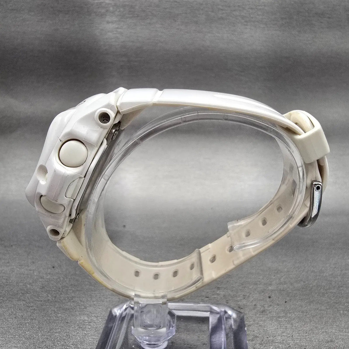 Casio Baby-G BG-169G Watch Women 43mm Rose Gold Dial White Chrono Alarm New Batt6