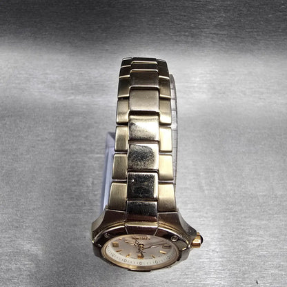Seiko Watch Women 26mm White Dial Two Tone Date Round 7N82-0BE0 New Battery4